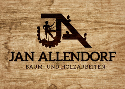 Logoentwicklung Jan Allendorf – Baum- und Holzarbeiten