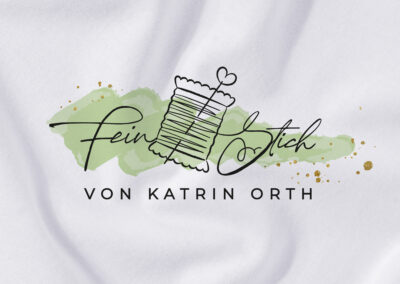 Logoentwicklung Feinstich by Katrin Orth