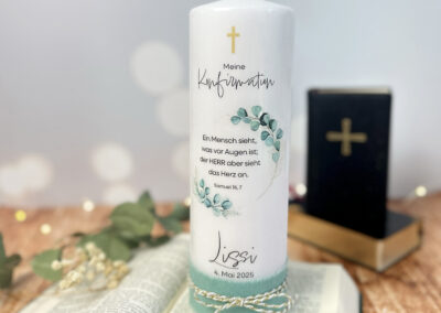 Kerzen für Taufe, Konfirmation oder Hochzeit